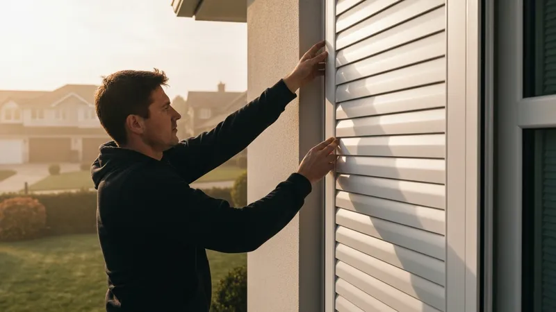 Volets aluminium design moderne maison